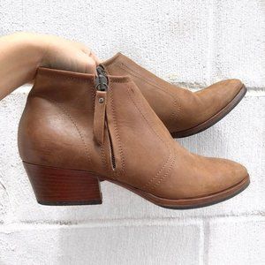 Nordstrom Marvin K Leather Brown Booties